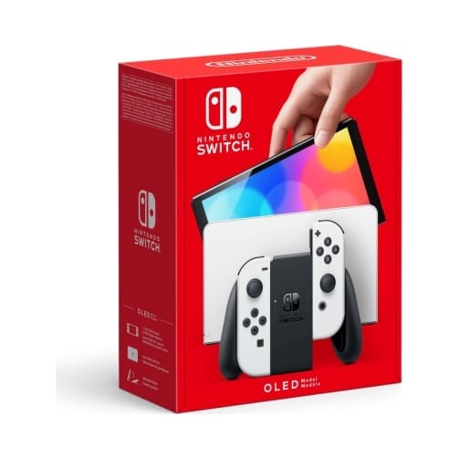 Nintendo-Switch-OLED-schwarz-weis